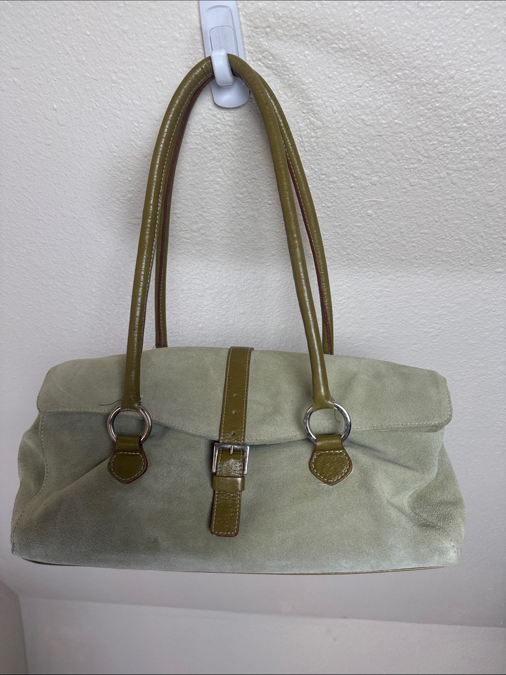 HELEN WELSH Suede Handbag